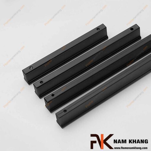 Tay nắm tủ dạng thanh màu đen NK406-DN