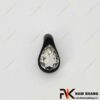 Núm cửa tủ kết hợp đá pha lê NK439-DND (Màu Đen)
