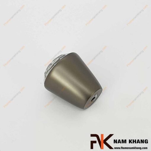 Núm cửa tủ kết hợp đá pha lê NK439-XTD (Màu Xám)