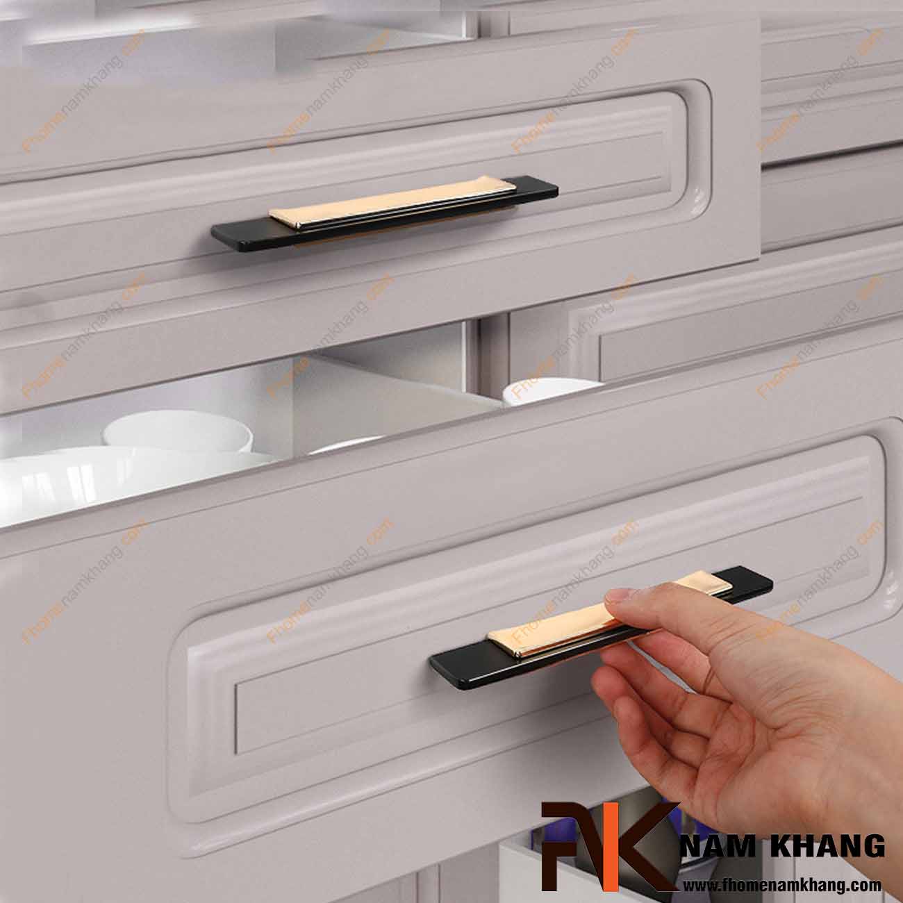 Tay nắm tủ hiện đại NK437-DV