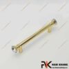 Tay nắm tủ kết hợp đá pha lê NK439-VTD (Màu Vàng)