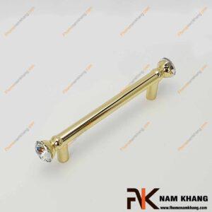 Tay nắm tủ kết hợp đá pha lê NK439-VTD (Màu Vàng)