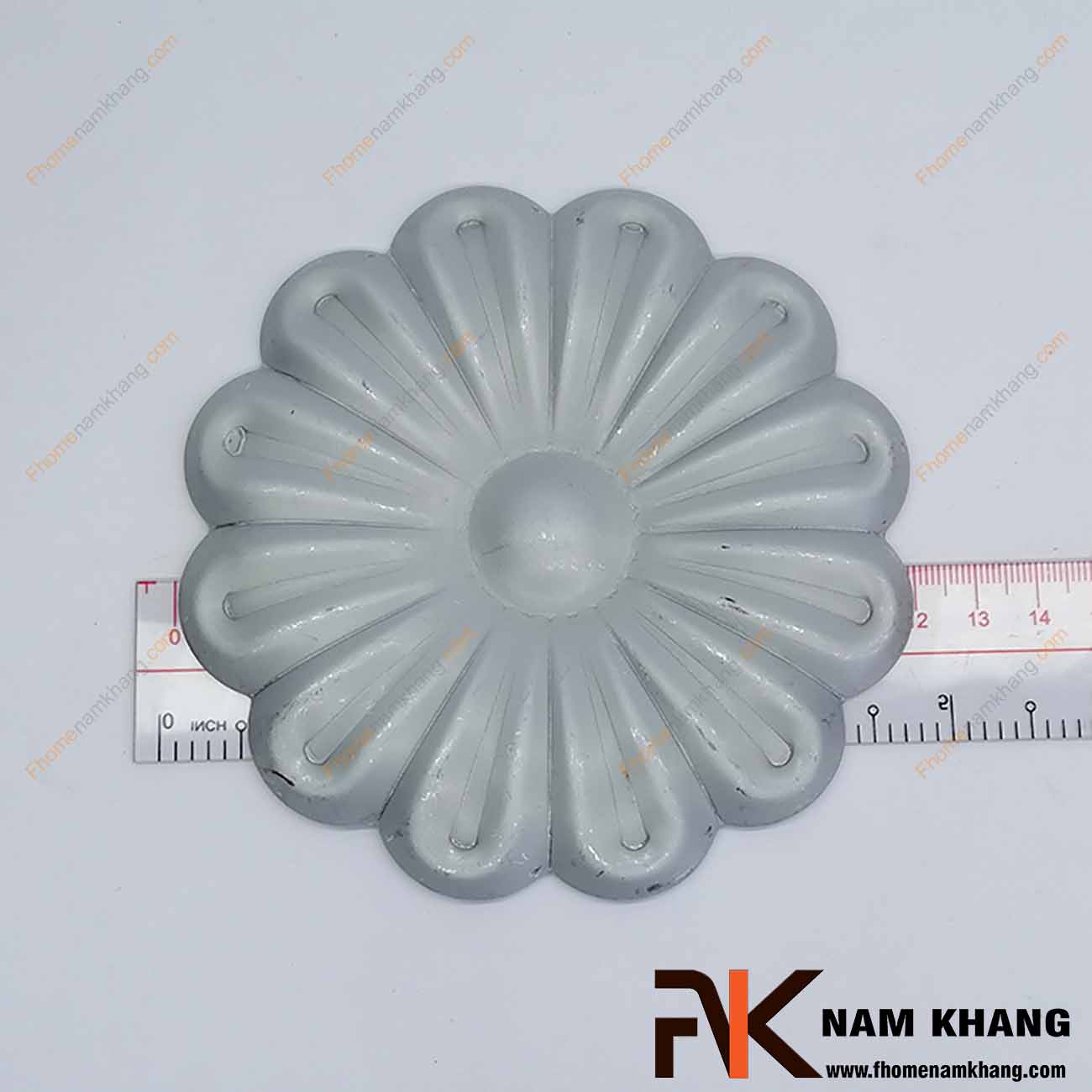 Hoa thép dập hình bông mai 12cm NKS-01 - Phụ Kiện Thi Công