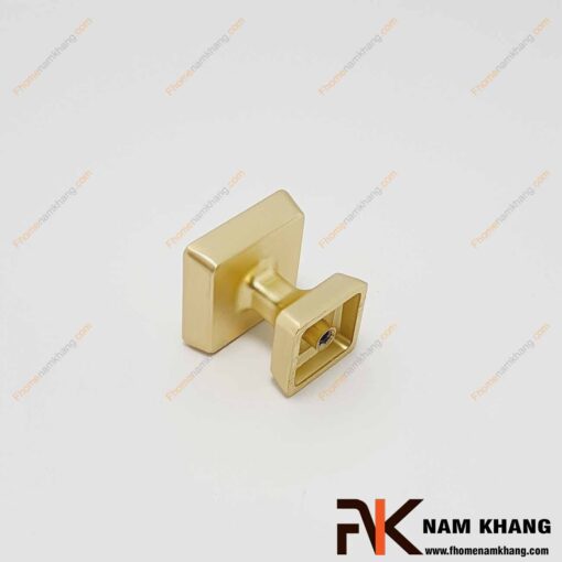 Núm cửa tủ dạng vuông màu vàng mờ xước NK206L-VM (Màu Vàng Mờ)