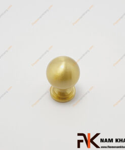 Núm nắm cửa tủ dạng tròn bằng đồng vàng cao cấp NK414D-DVM FHOMENAMKHANG