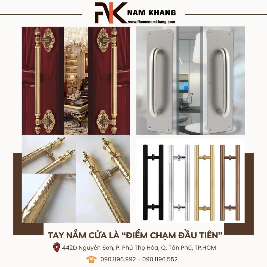 Tay nắm cửa là “điểm chạm đầu tiên” – Bạn đang gửi thông điệp gì đến khách đến nhà?