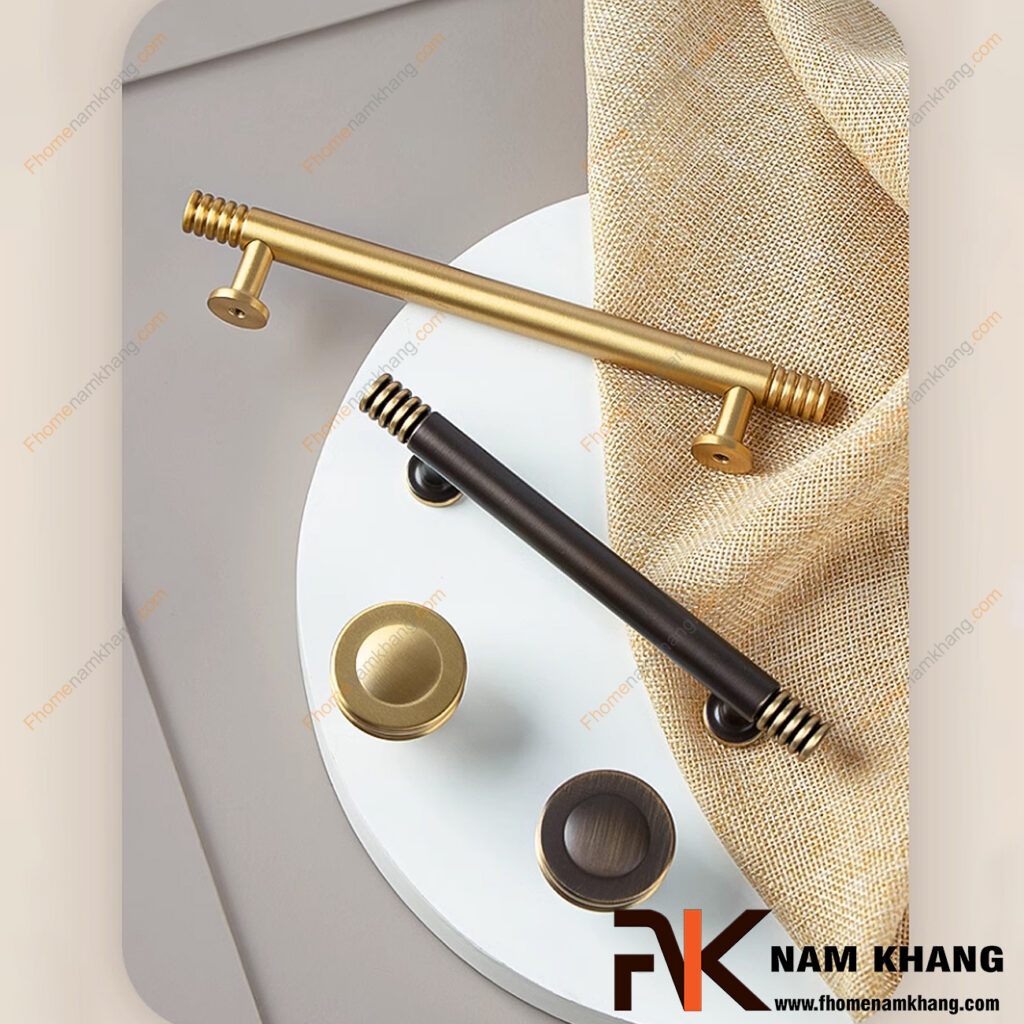 15 Mẫu tay nắm tủ đồng giúp không gian thêm đẳng cấp