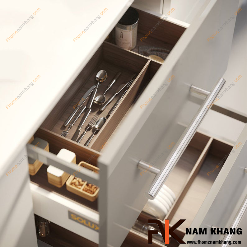 20+ Mẫu tay nắm tủ bếp chung cư đẹp và tiện dụng 2025