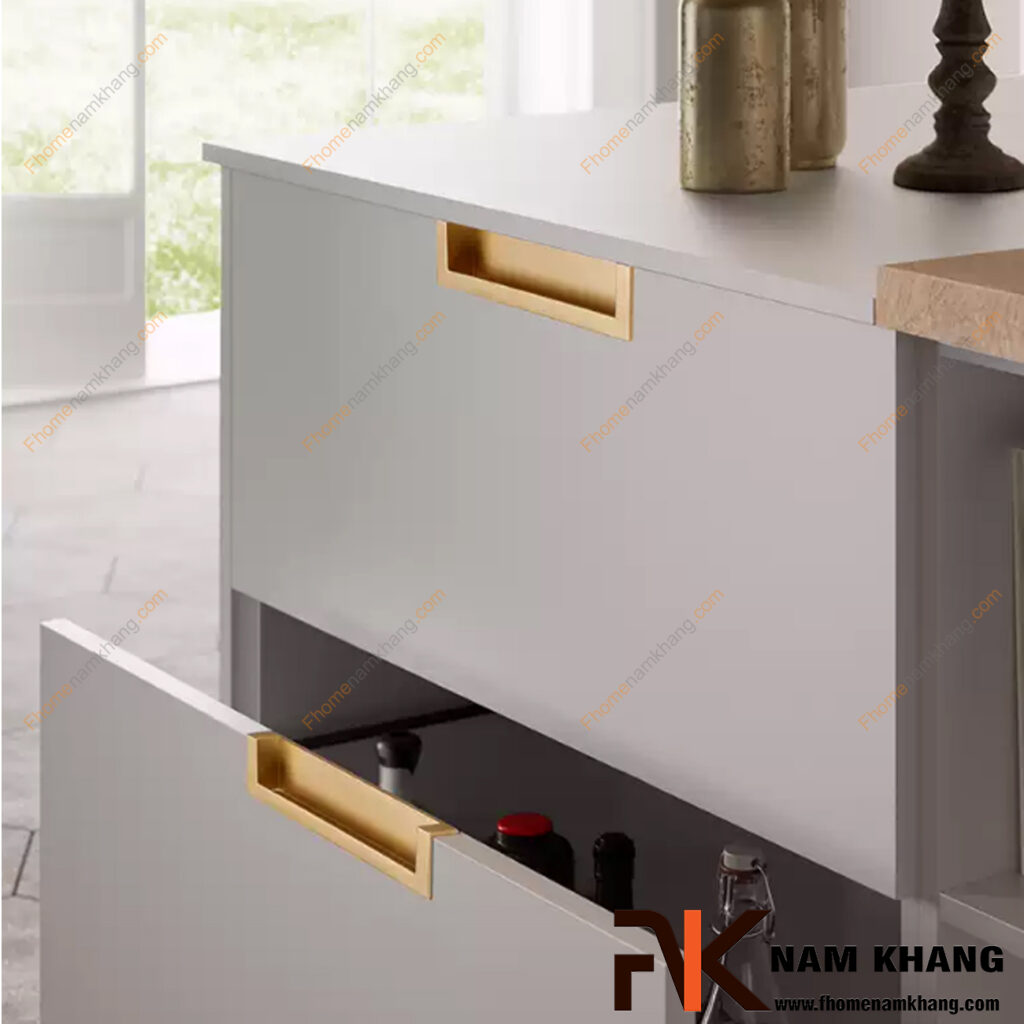 5 Mẫu tay nắm âm tủ đẹp đang thịnh hành năm nay