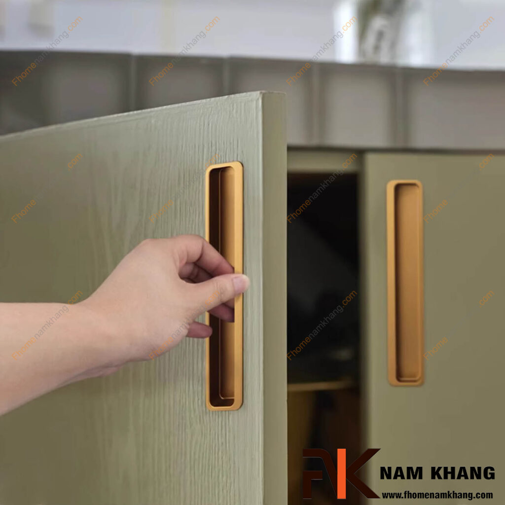 TOP 10 mẫu tay nắm âm tủ bếp đẹp, tiện lợi và dễ vệ sinh