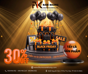 Black friday 2025 tay nắm cửa tủ khóa cửa bản lề cửa FHOMENAMKHANG