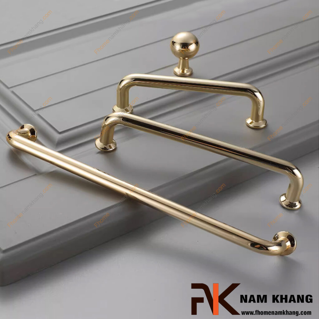 Tay nắm tủ màu vàng bóng và vàng mờ - đâu là lựa chọn tinh tế hơn?