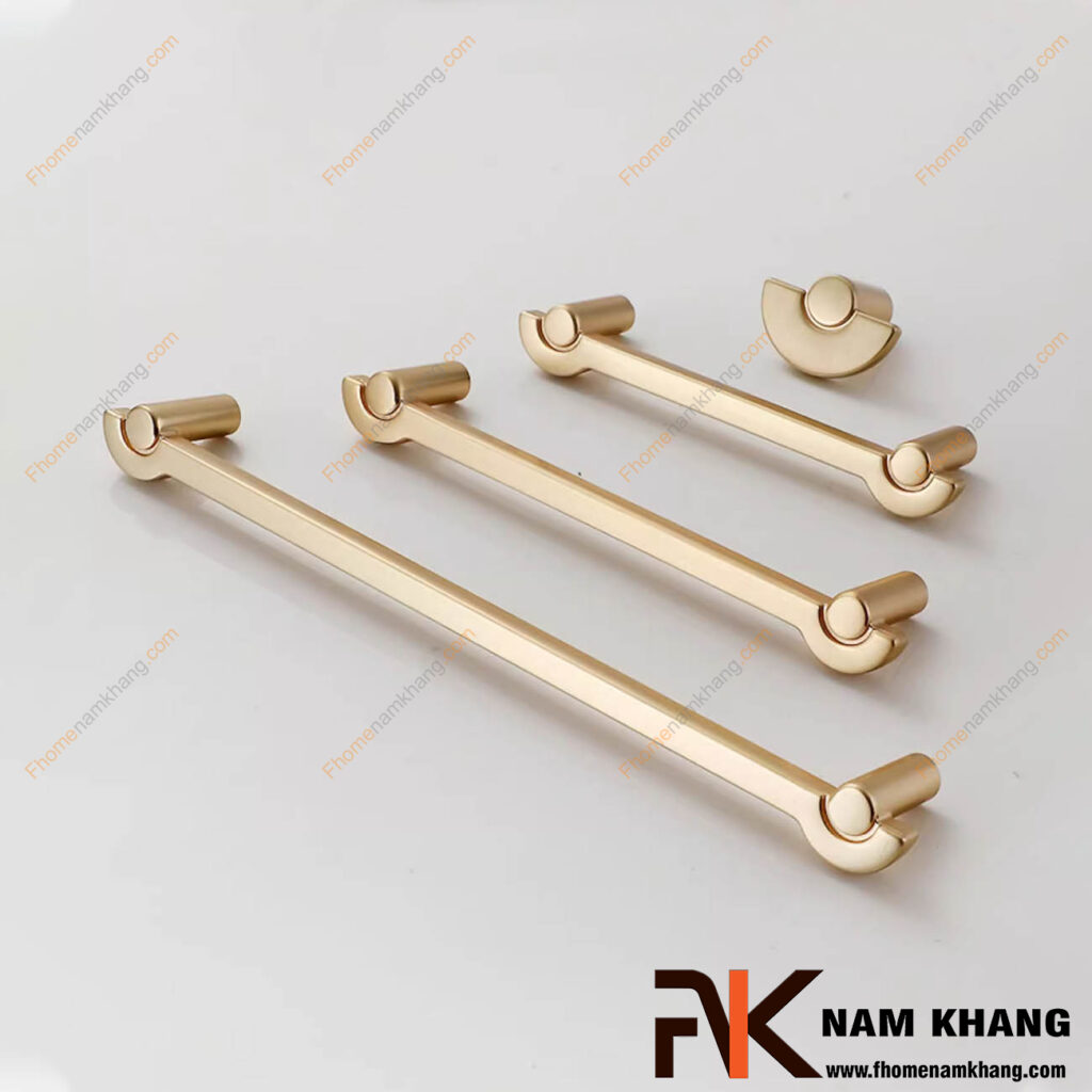 Tay nắm tủ màu vàng bóng và vàng mờ - đâu là lựa chọn tinh tế hơn?