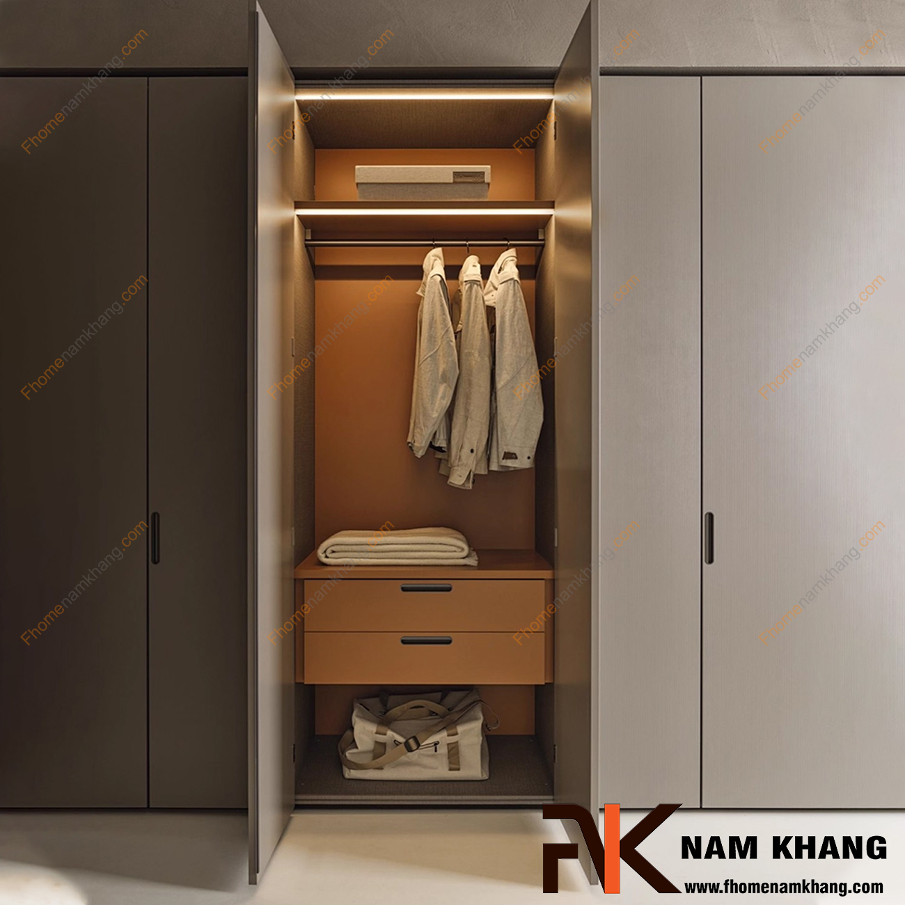 Kích thước tay nắm tủ quần áo tiêu chuẩn: Cách chọn size phù hợp cho từng loại tủ