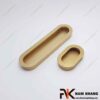 Tay nắm âm cửa tủ hợp kim màu ghi vàng NK061T-VM FHOMENAMKHANG
