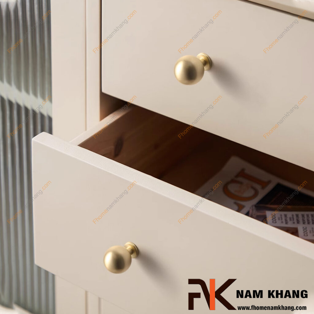 Núm tay nắm tủ - Giải pháp cho ngăn kéo nhỏ