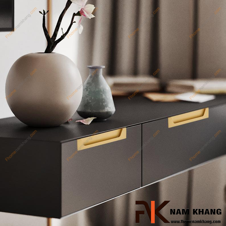 Tay nắm âm tủ - Giải pháp thiết kế tủ hiện đại