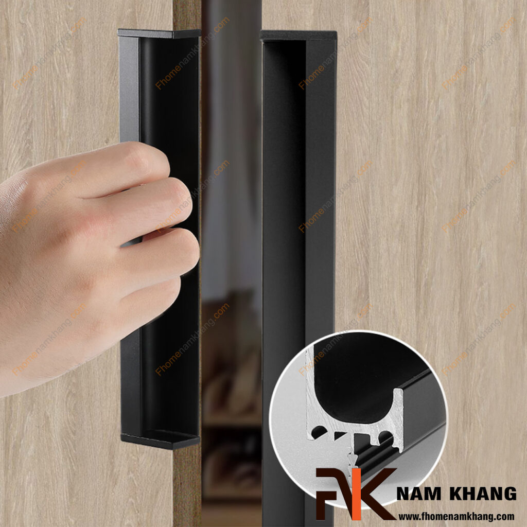 Tay nắm âm tủ - Giải pháp thiết kế tủ hiện đại