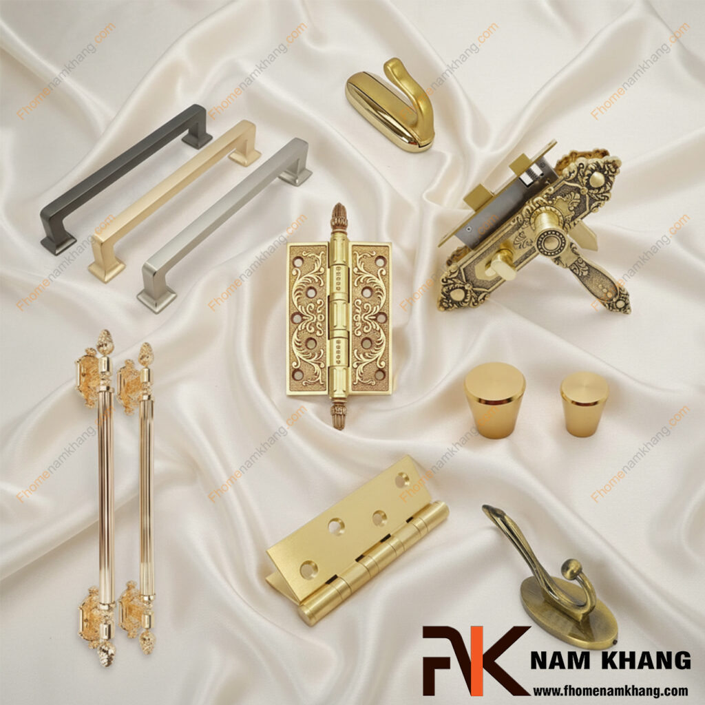 Phụ kiện cửa & tủ: Hướng dẫn chọn tay nắm, khóa, bản lề bền đẹp & tiết kiệm nhất