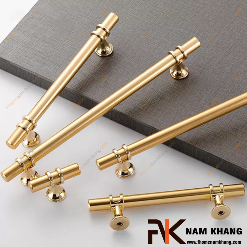 Tay nắm tủ màu vàng – Điểm nhấn sang trọng