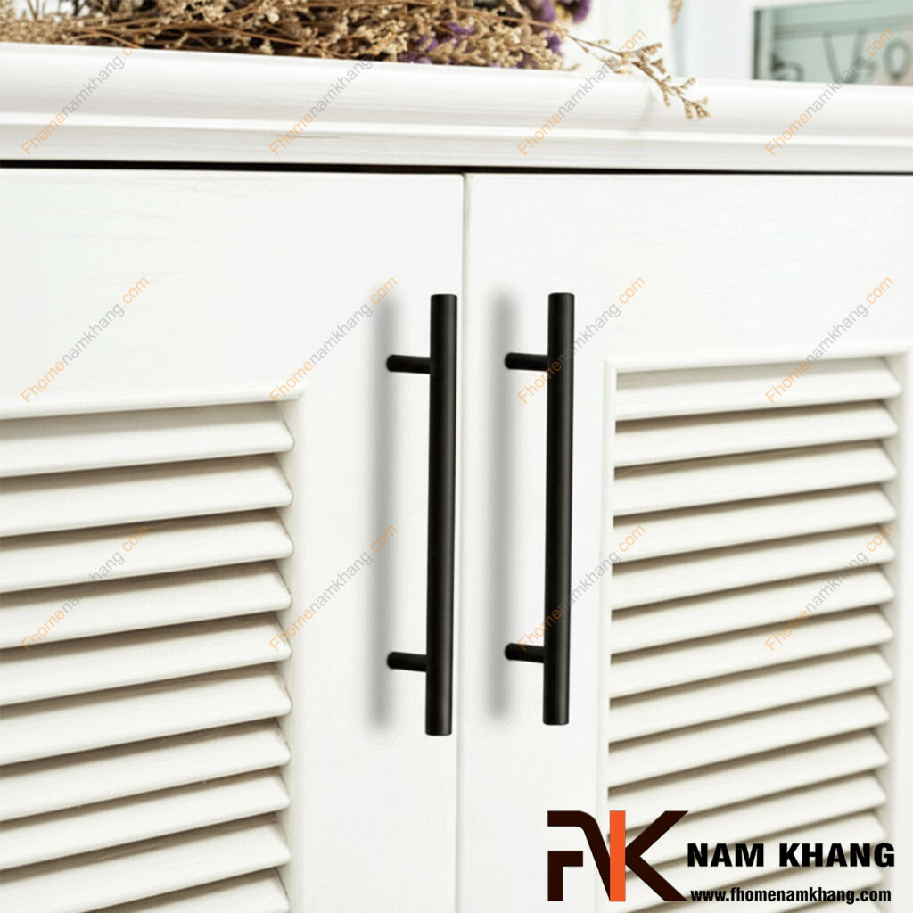 5 Mẫu tay nắm tủ màu đen đẹp cho căn bếp hiện đại