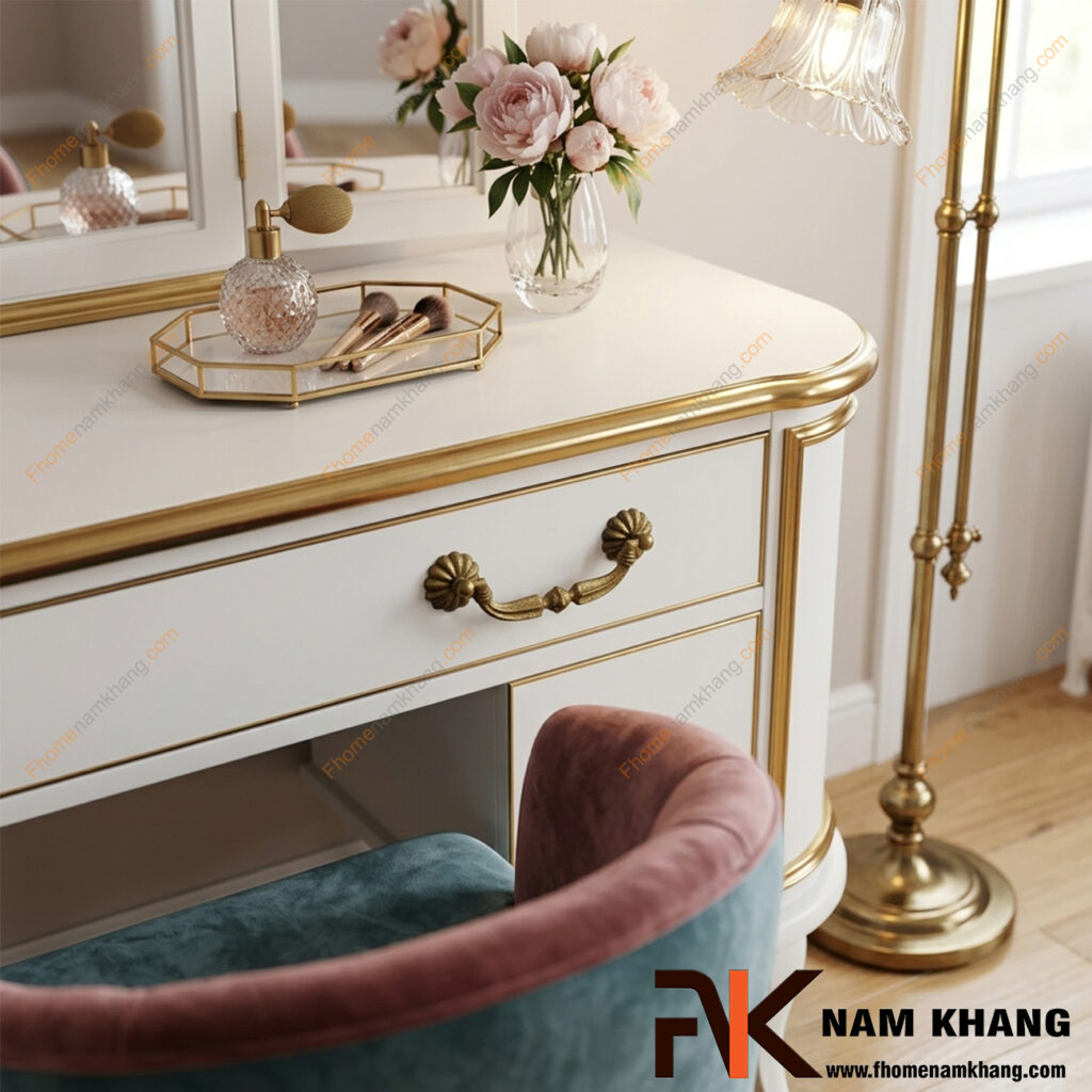 Cách chọn tay nắm tủ quần áo màu đồng cổ phù hợp với nội thất