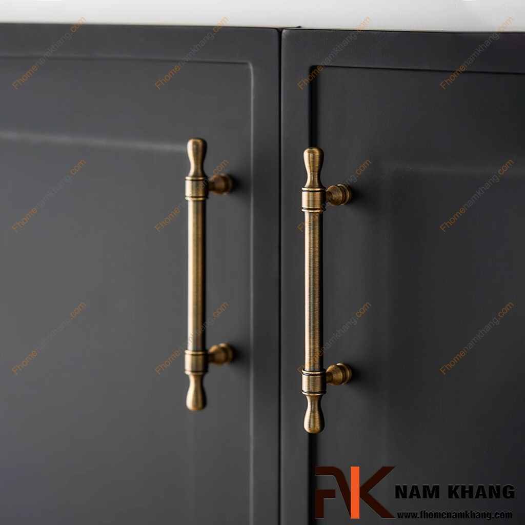 Cách chọn tay nắm tủ quần áo màu đồng cổ phù hợp với nội thất