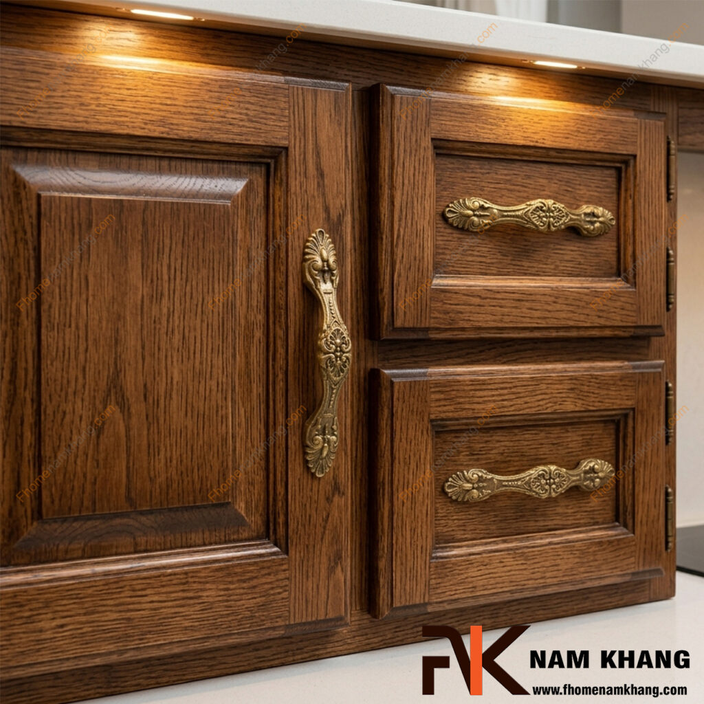 Cách chọn tay nắm tủ quần áo màu đồng cổ phù hợp với nội thất