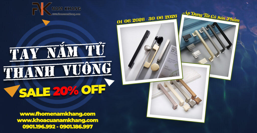 Tay nắm tủ dạng thanh FHOMENAMKHANG