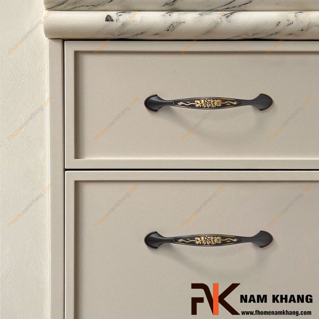 Top 10 mẫu tay nắm tủ bếp màu đồng cổ đẹp và sang trọng