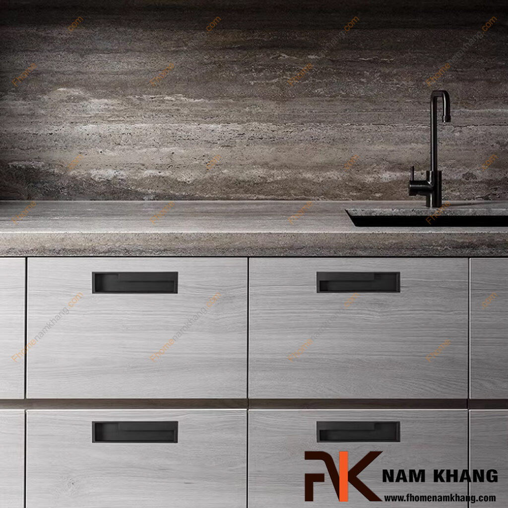 Tay nắm tủ đôi âm và tay nắm nổi: Nên chọn loại nào?