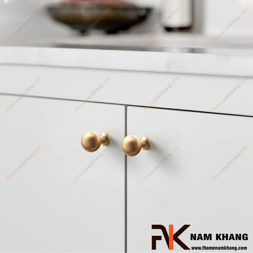Vị trí lắp tay nắm tủ đôi cho tủ bếp đẹp nhất