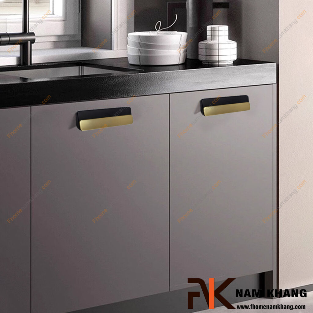 Vị trí lắp tay nắm tủ đôi cho tủ bếp đẹp nhất