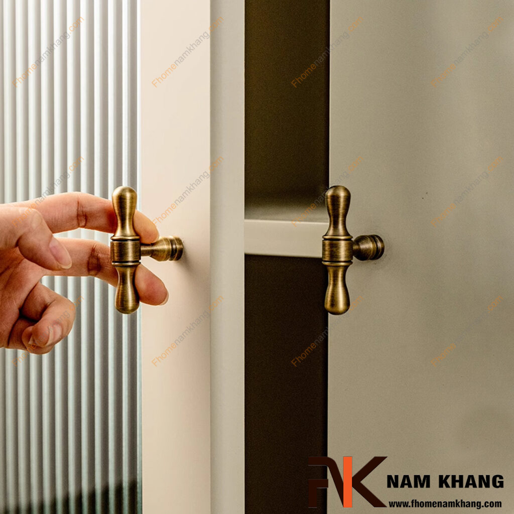 Vị trí lắp tay nắm tủ đôi cho tủ bếp đẹp nhất