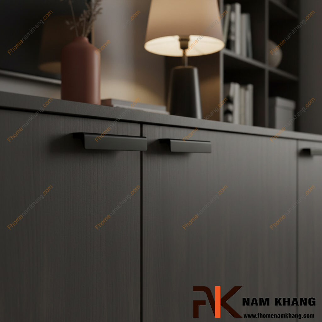 Vị trí lắp tay nắm tủ đôi cho tủ bếp đẹp nhất