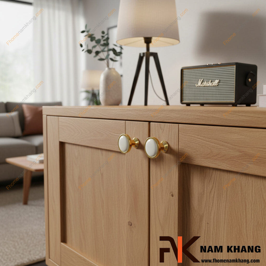 Vị trí lắp tay nắm tủ đôi cho tủ bếp đẹp nhất