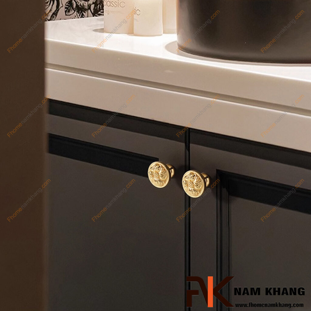 Vị trí lắp tay nắm tủ đôi cho tủ bếp đẹp nhất