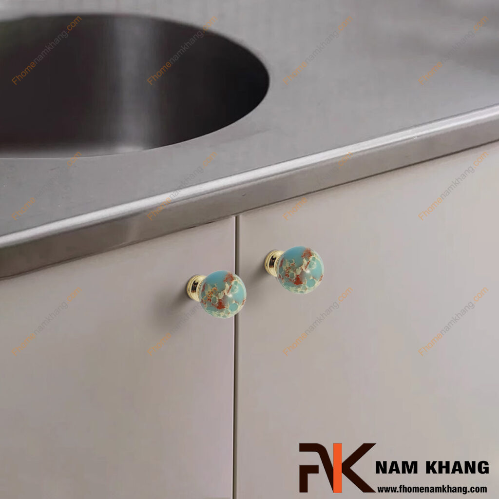 Vị trí lắp tay nắm tủ đôi cho tủ bếp đẹp nhất