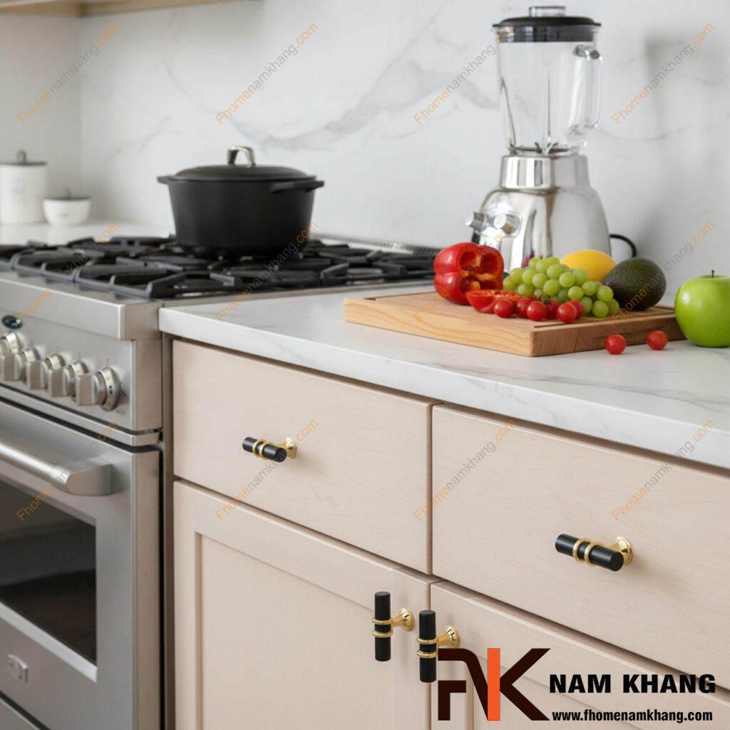 Cách chọn tay nắm tủ bếp đẹp, bền và phù hợp từng phong cách