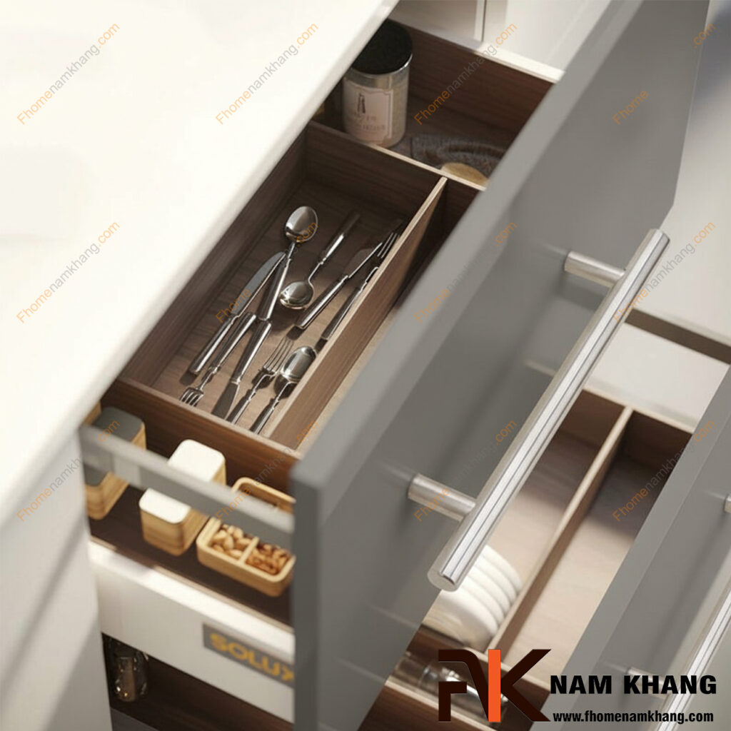 Tay nắm tủ dạng thanh giá bao nhiêu? Bảng giá theo kích thước và chất liệu