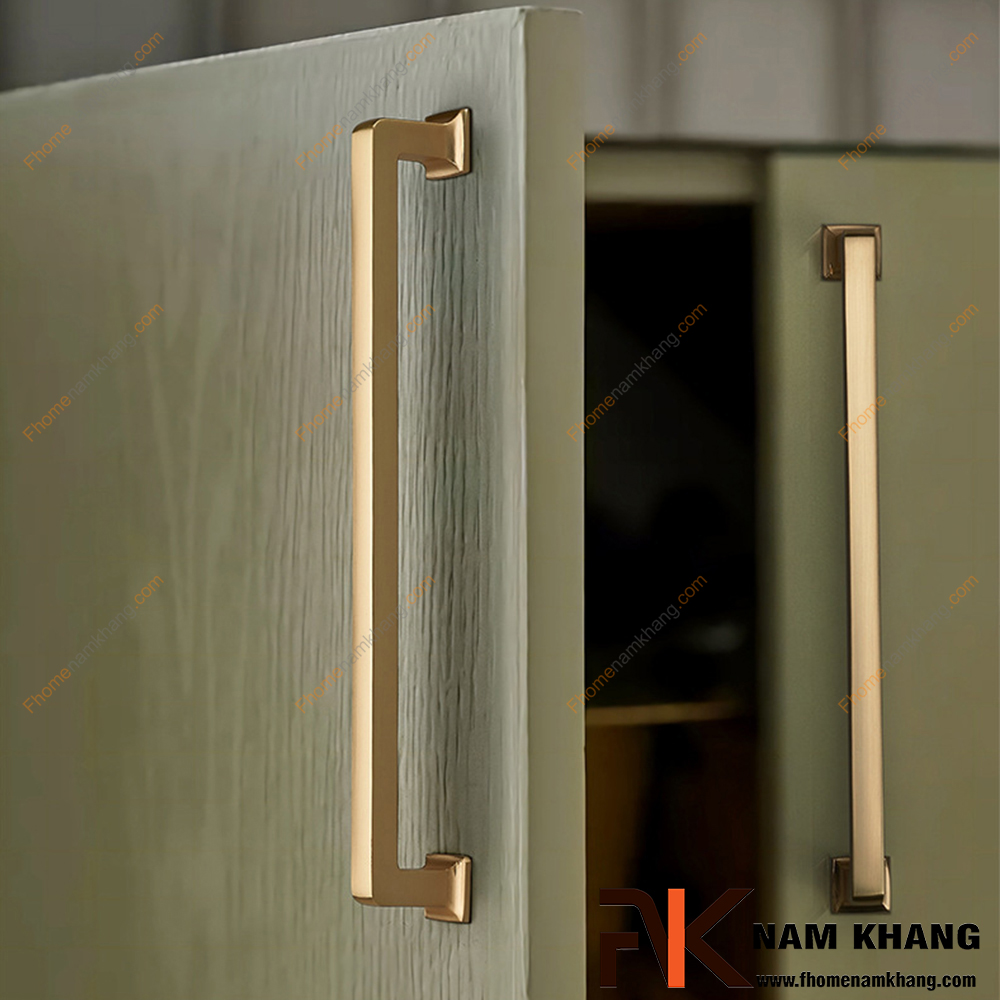 Tay nắm tủ dạng thanh giá bao nhiêu? Bảng giá theo kích thước và chất liệu